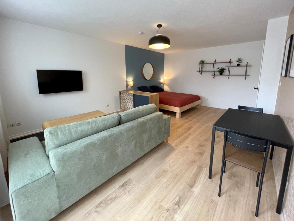 Апартаменты Grand Studio Joli Coeur - Calme Cosy Lumineux + Parking Нанси Экстерьер фото